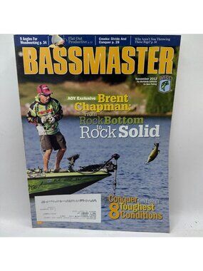 Bassmaster Magazine November 2012 Brent Chapman Bass Fishing